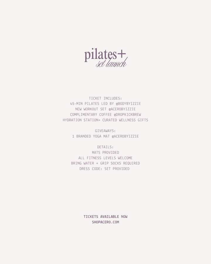 Pilates + Set Launch